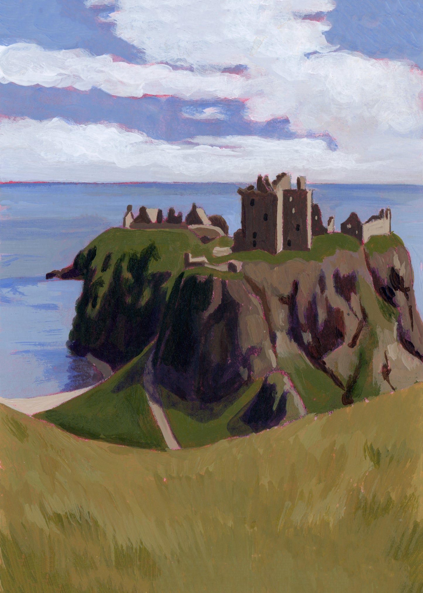 'Dunnottar Castle' Print