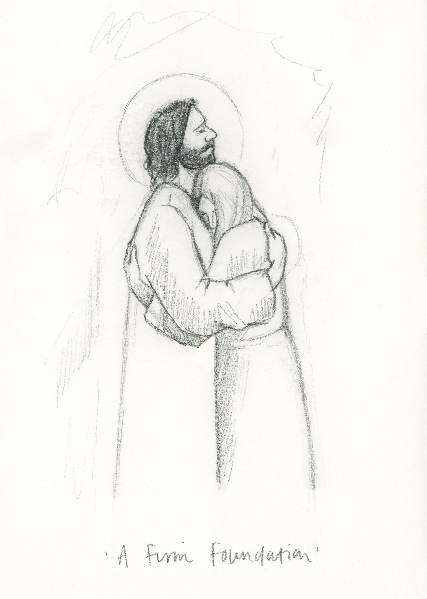 'A Firm Foundation' Sketch Print