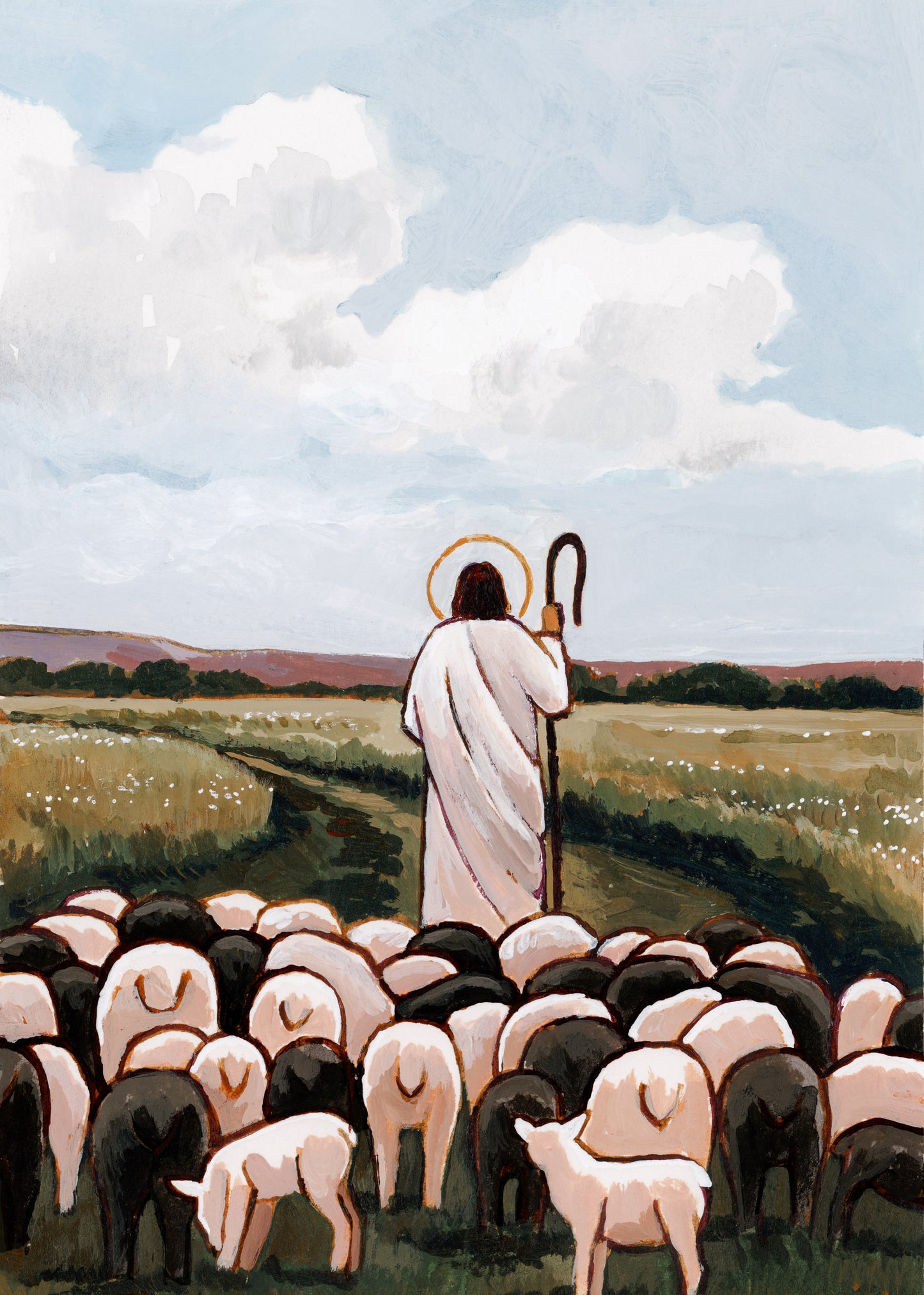 'For They Trust Their Shepherd' Print