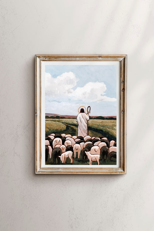 'For They Trust Their Shepherd' Print