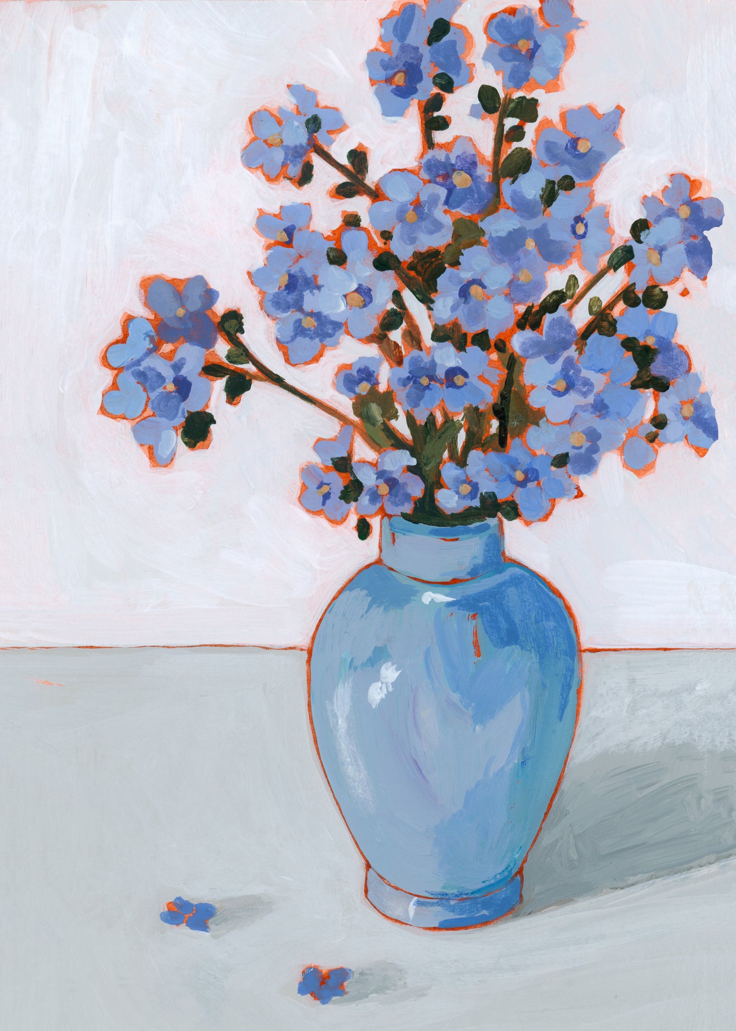 'Forget-Me-Not' Print
