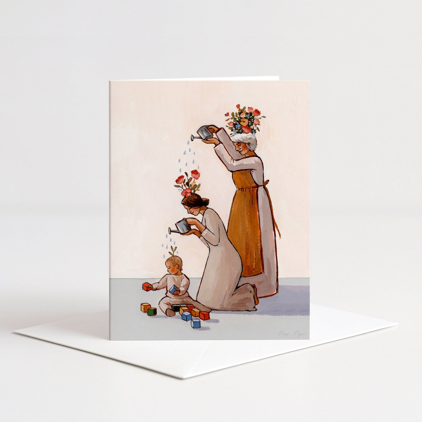 'Generations Of Growth' greeting card