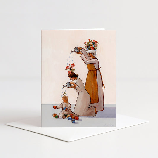 'Generations Of Growth' greeting card