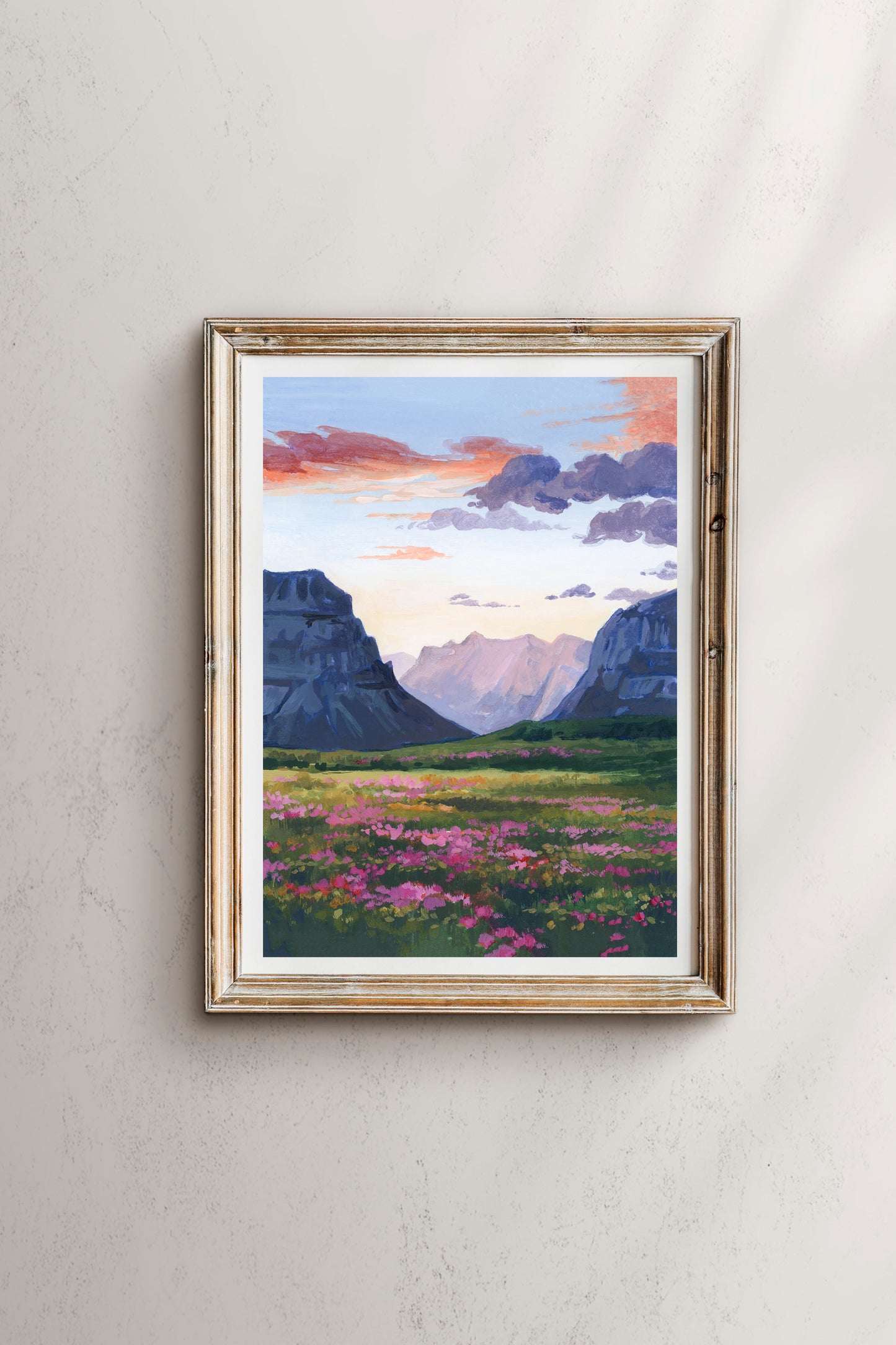 'As A Wildflower' (Glacier National Park) Print