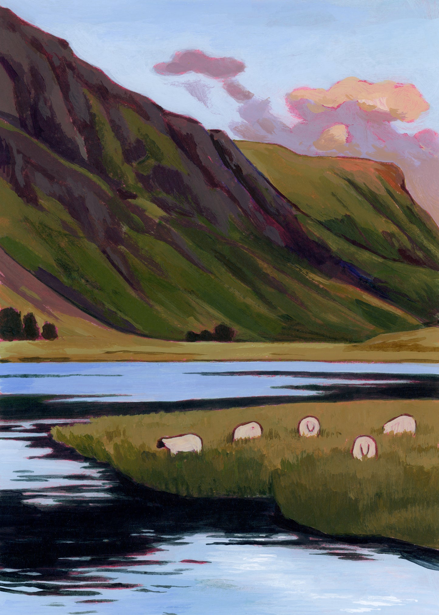 'Highland Pastures' Print