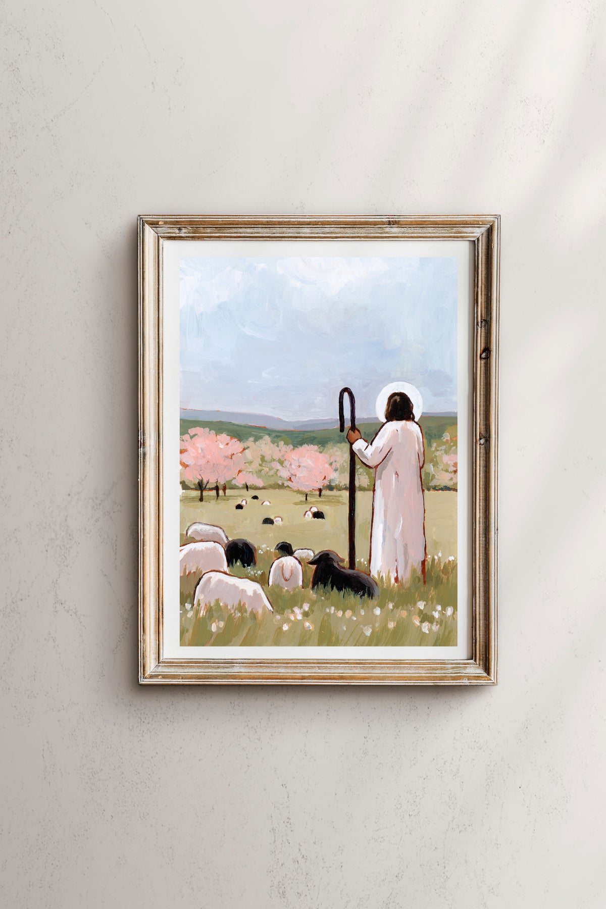 'The Good Shepherd In Spring' Print – Paige Payne Creations