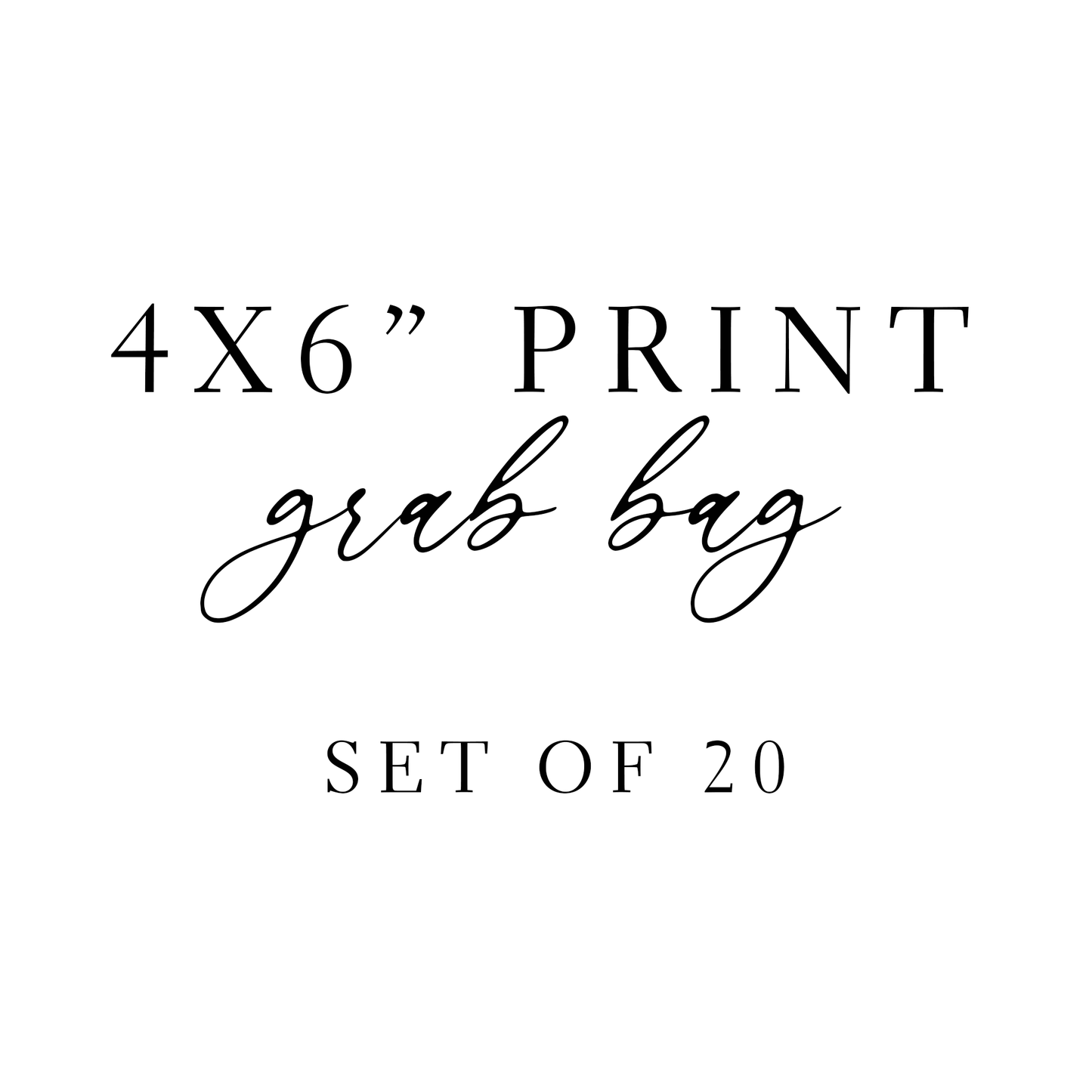 4x6" Religious Print Grab Bag (set of 20)