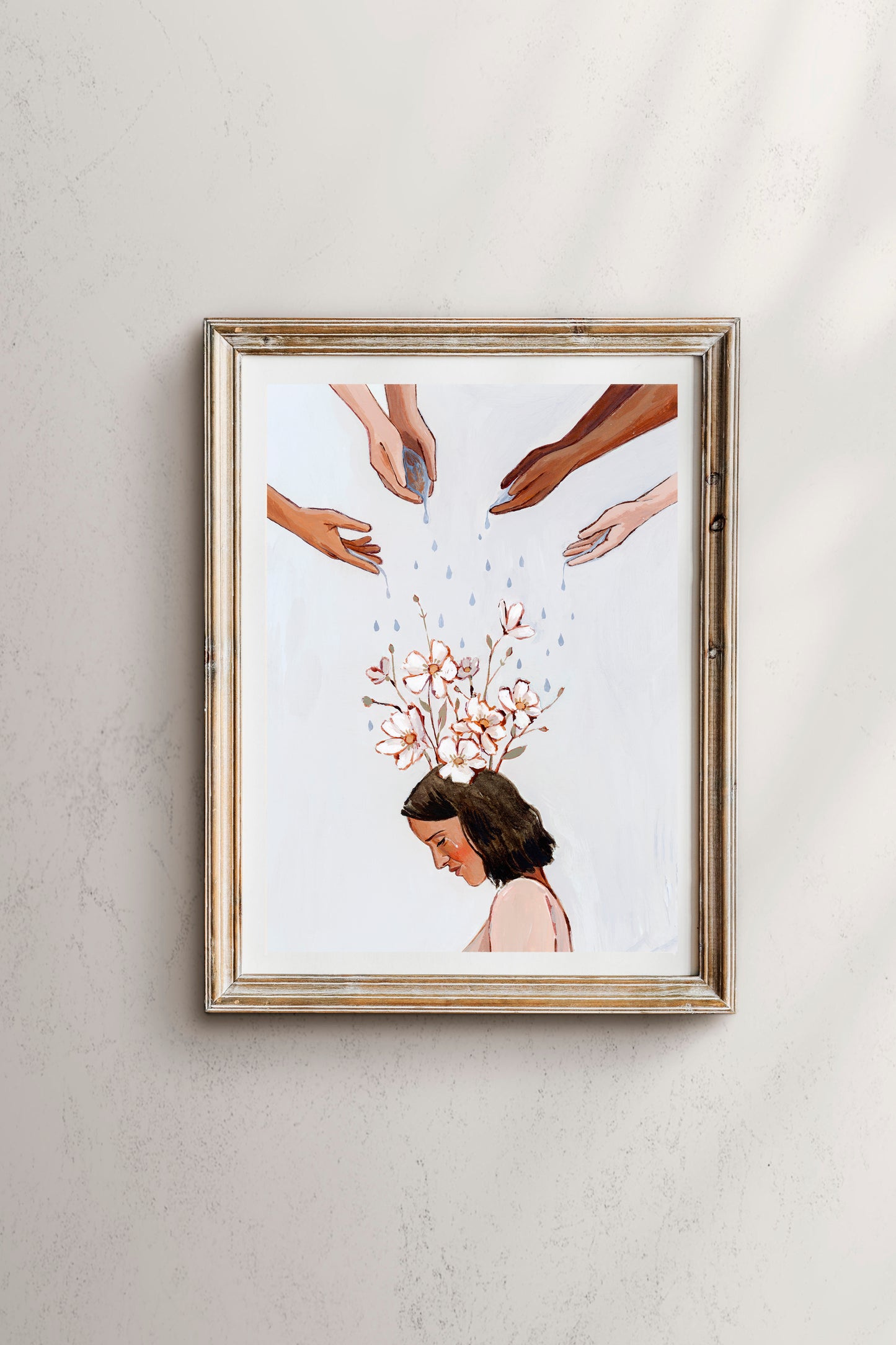 'The Many Hands That Water Me When I Cannot Do It Myself' Print