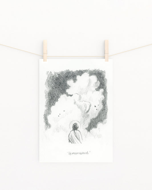 'Heavenward' Sketch Print