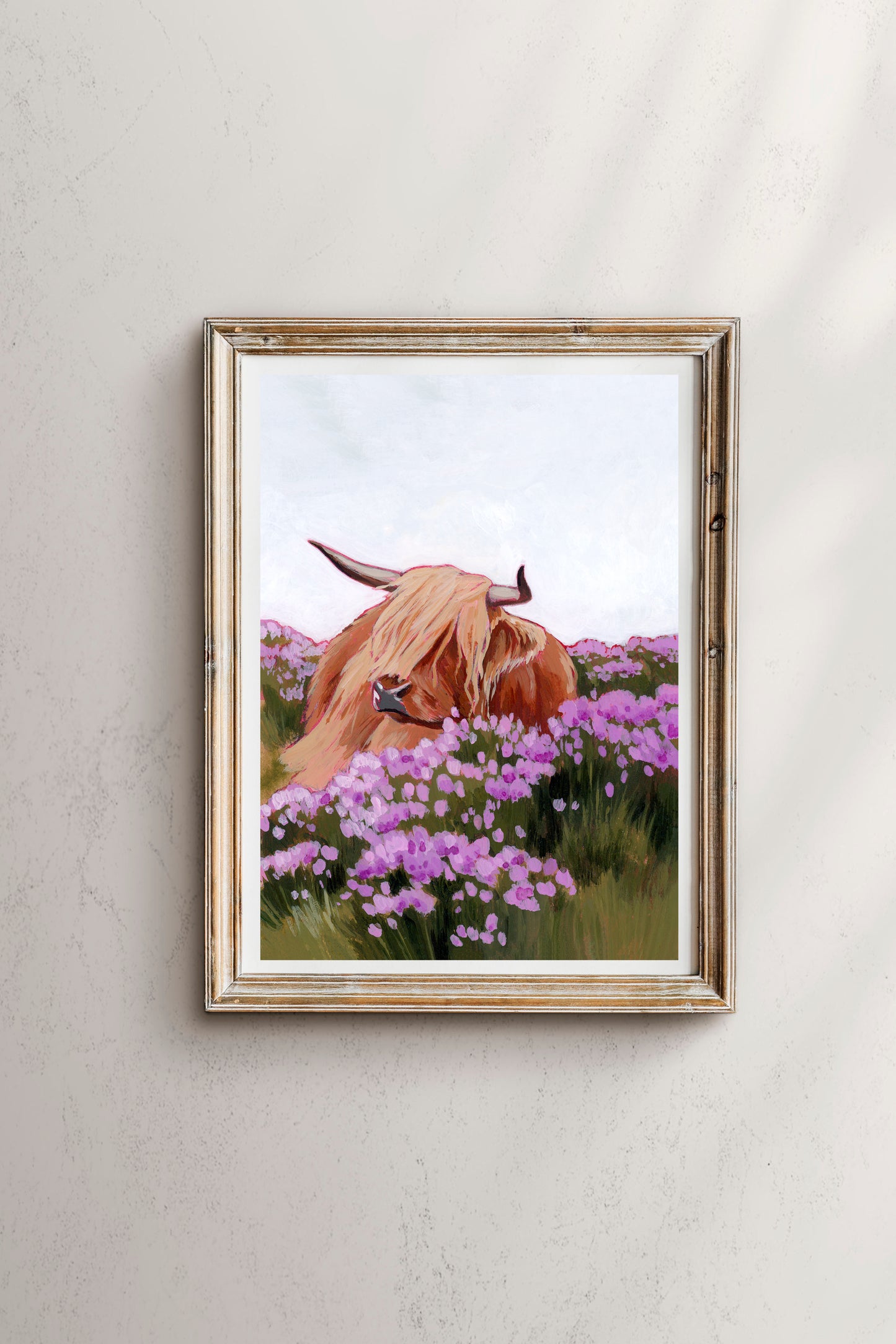 'Among The Heather' Print