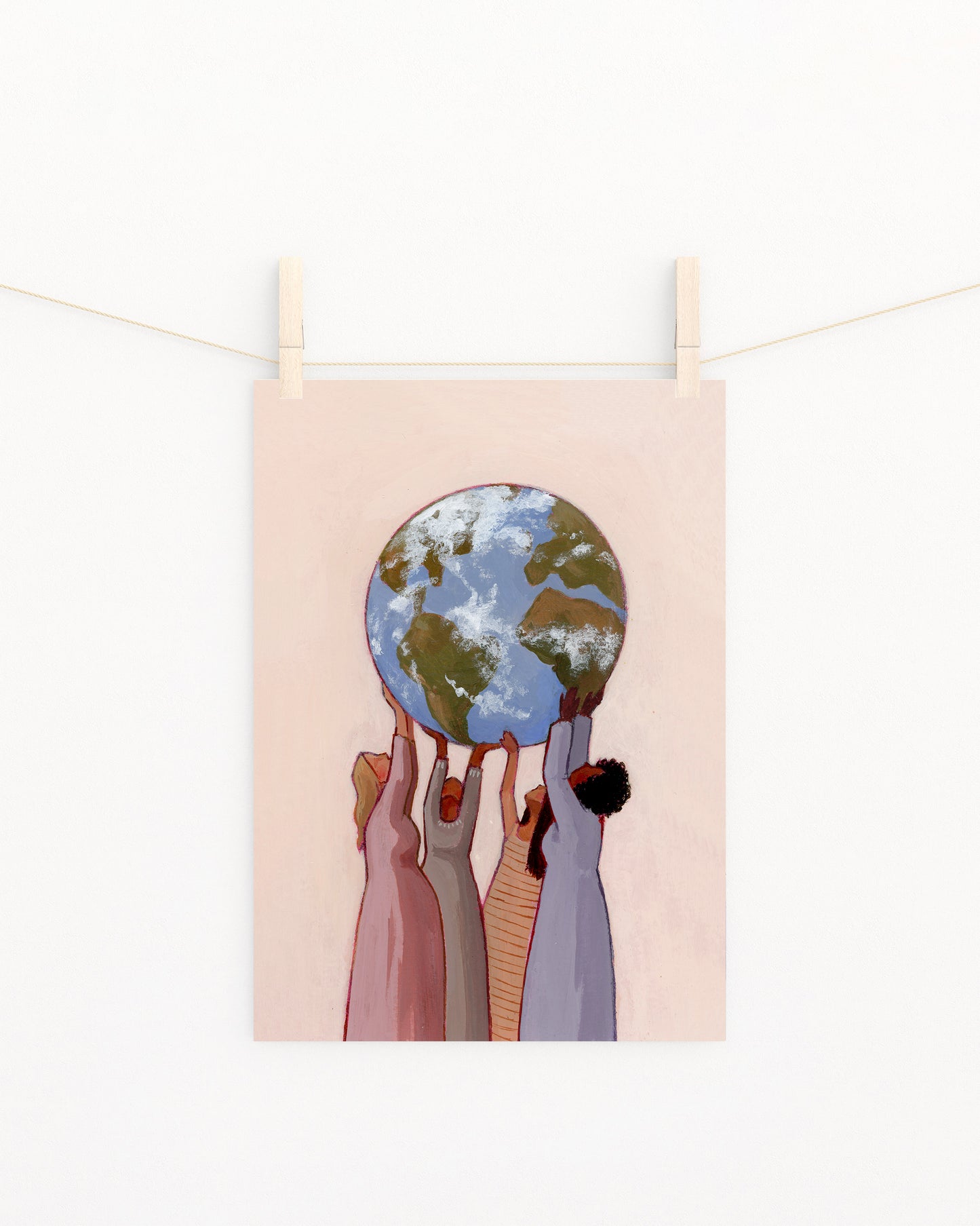 'Maybe We Can Hold Up The World Together’ Print