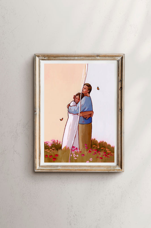 'I Still Hold You' Print (girl version)