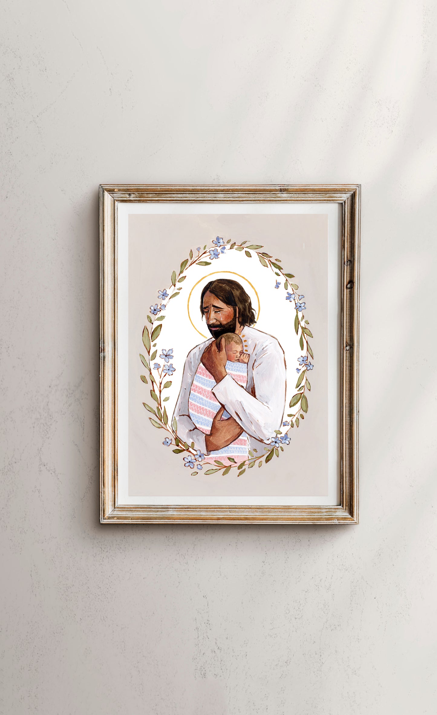 'He Holds Each Angel Baby' Print