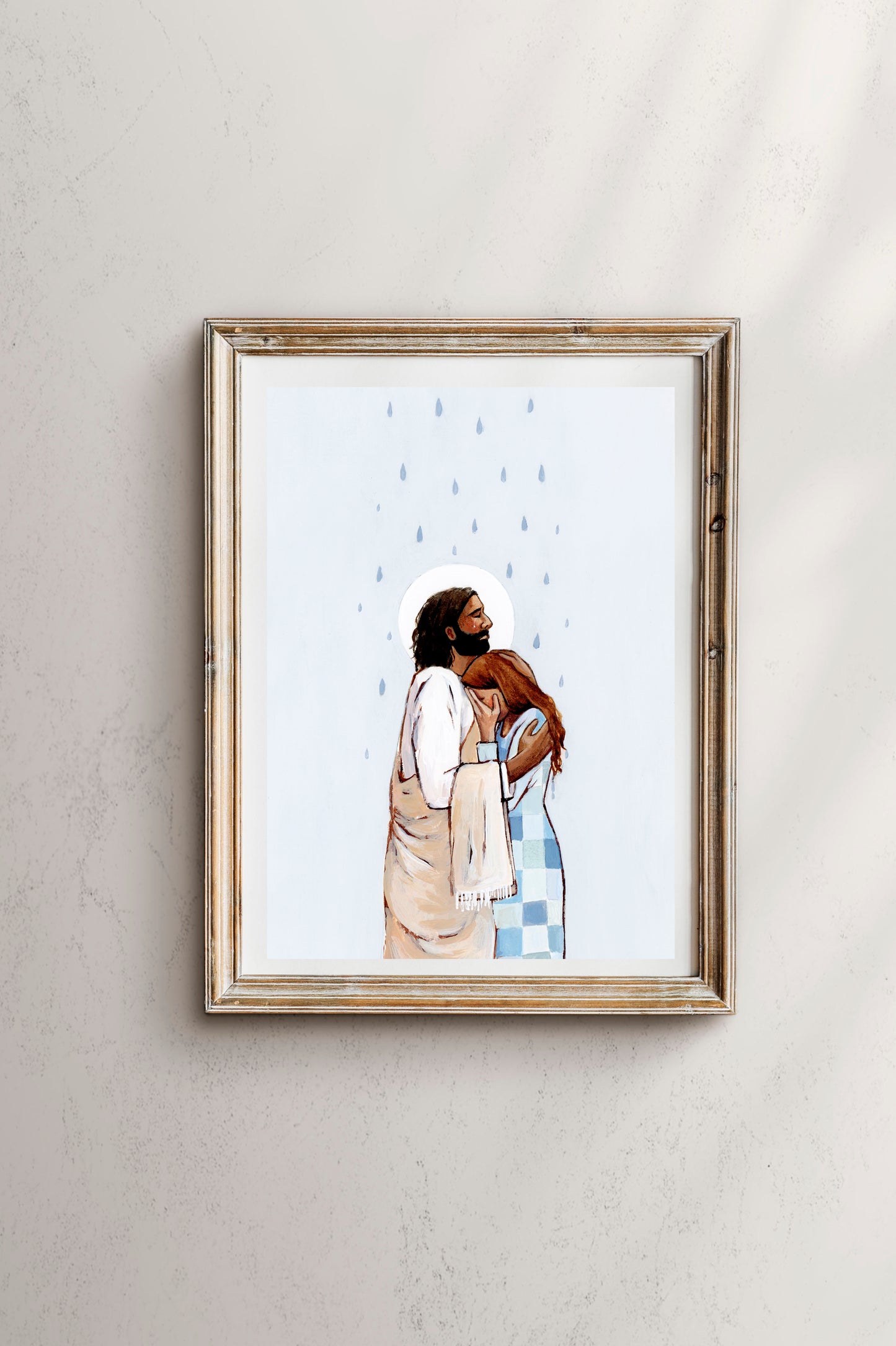 'When The Blues Came, And The Rains Fell, He Was There' Print