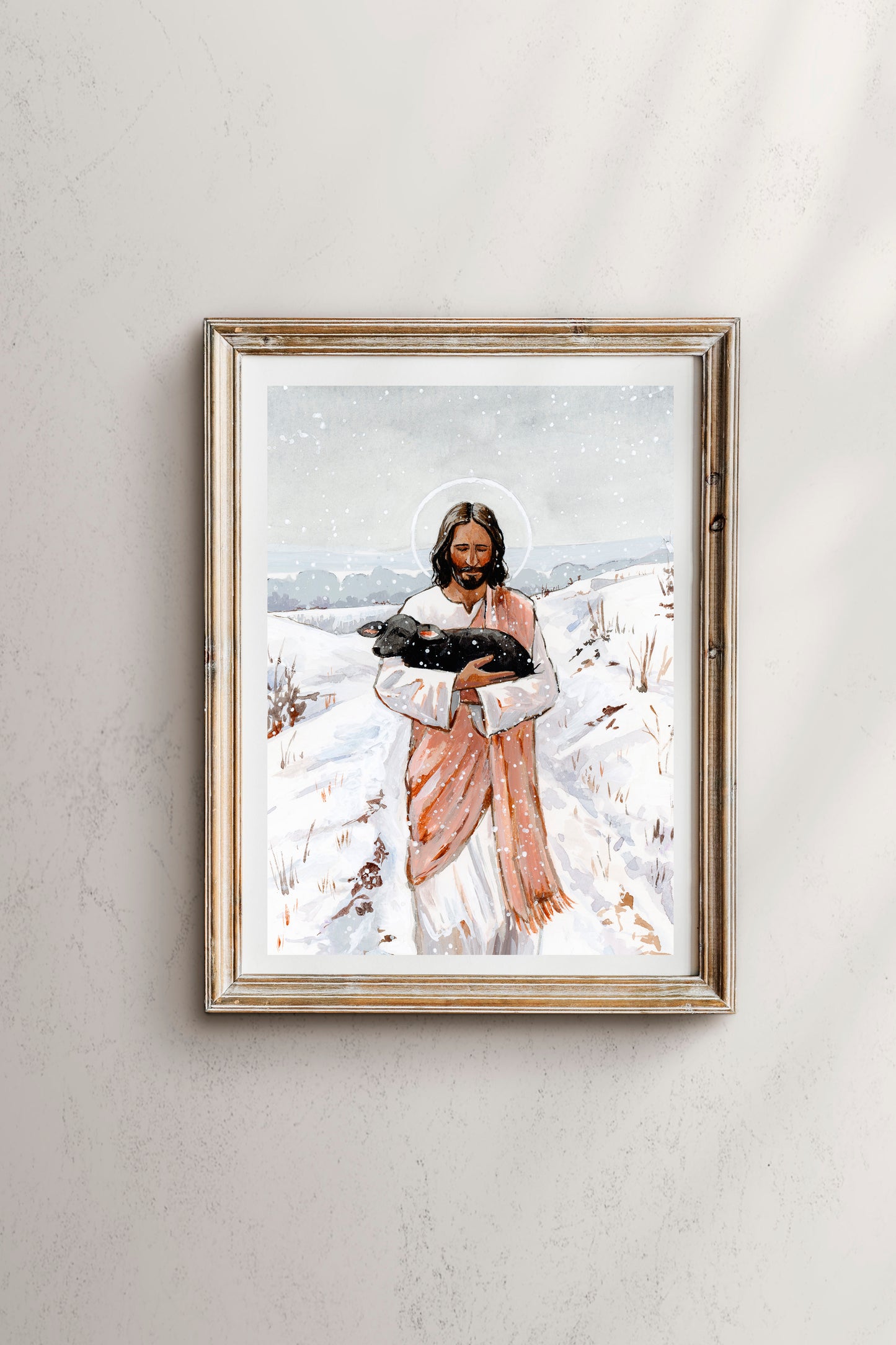 'He Carries Me Through Every Storm' Print