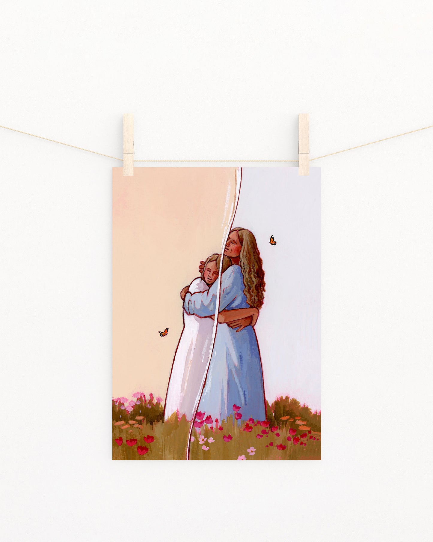 'I Still Hold You' Print (girl version)