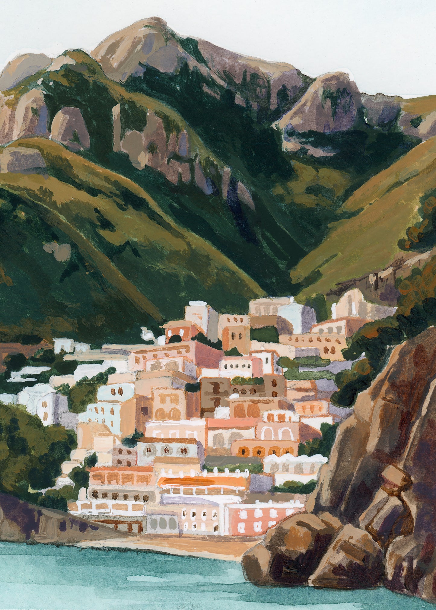 Positano, Italy Print