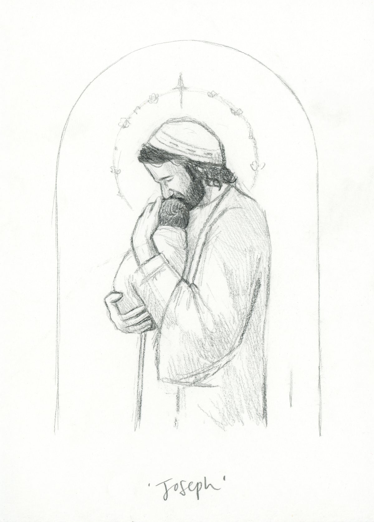 'Joseph' Sketch Print
