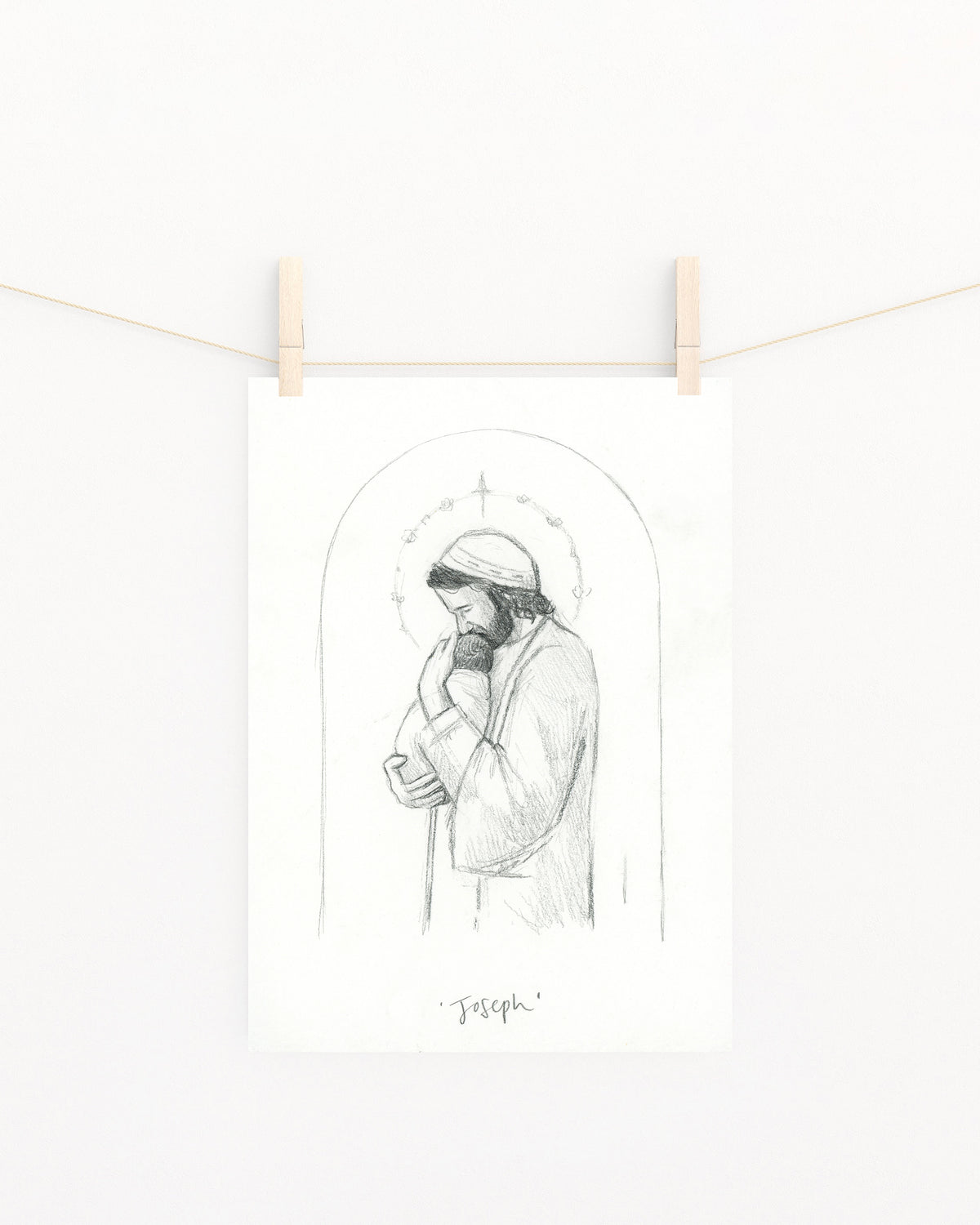 'Joseph' Sketch Print