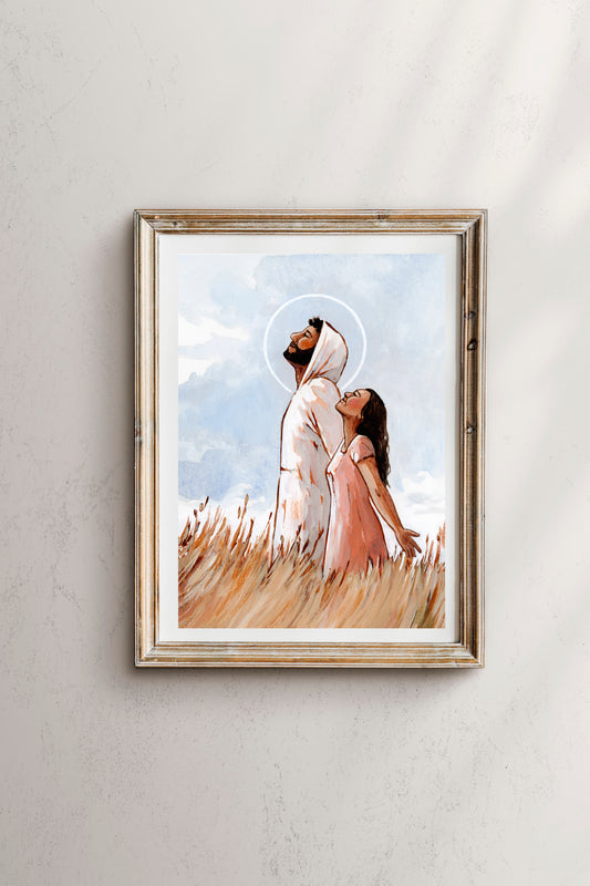 'He Is There In The Joy' Print