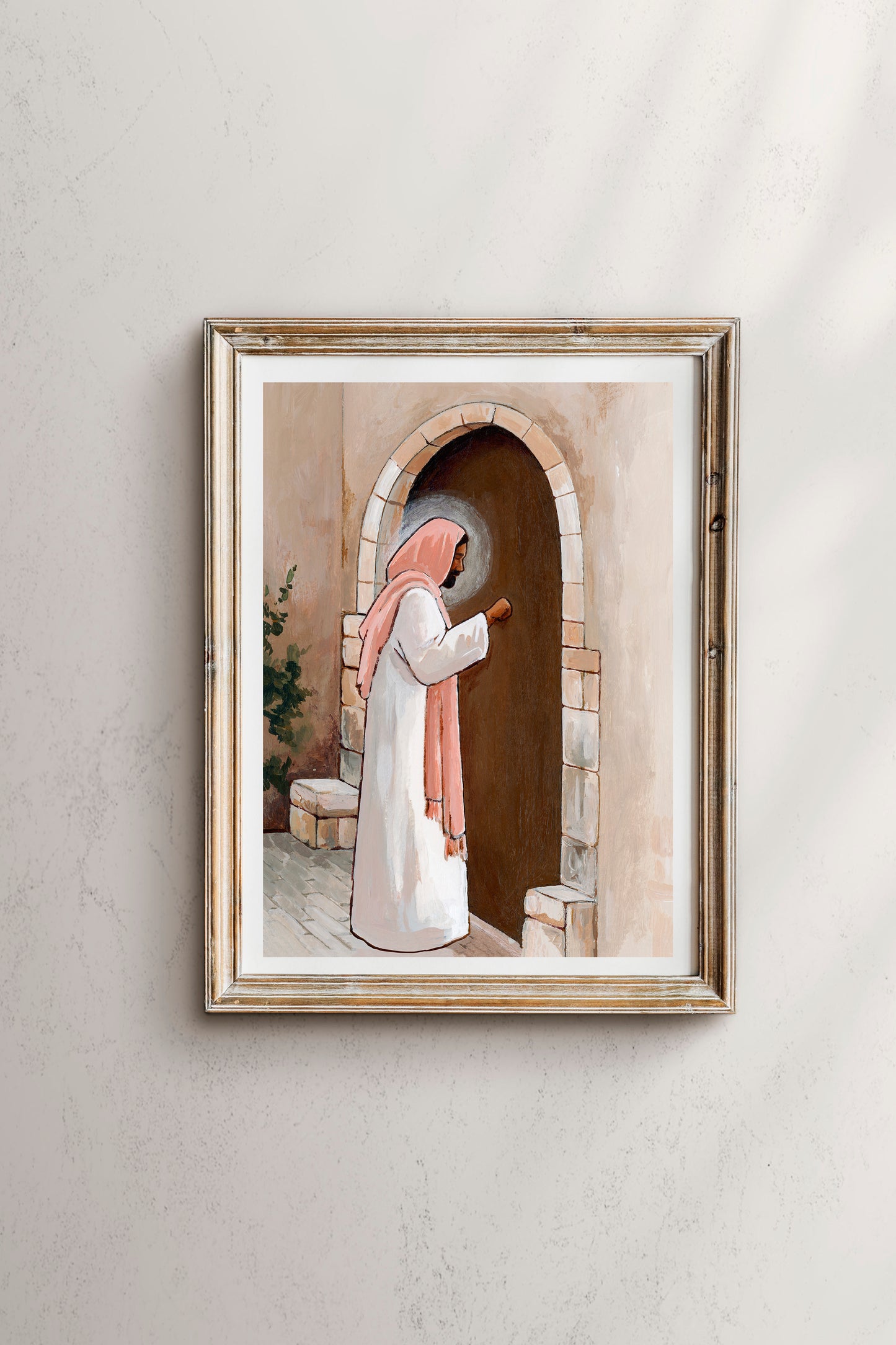 'I Stand At The Door And Knock' Print