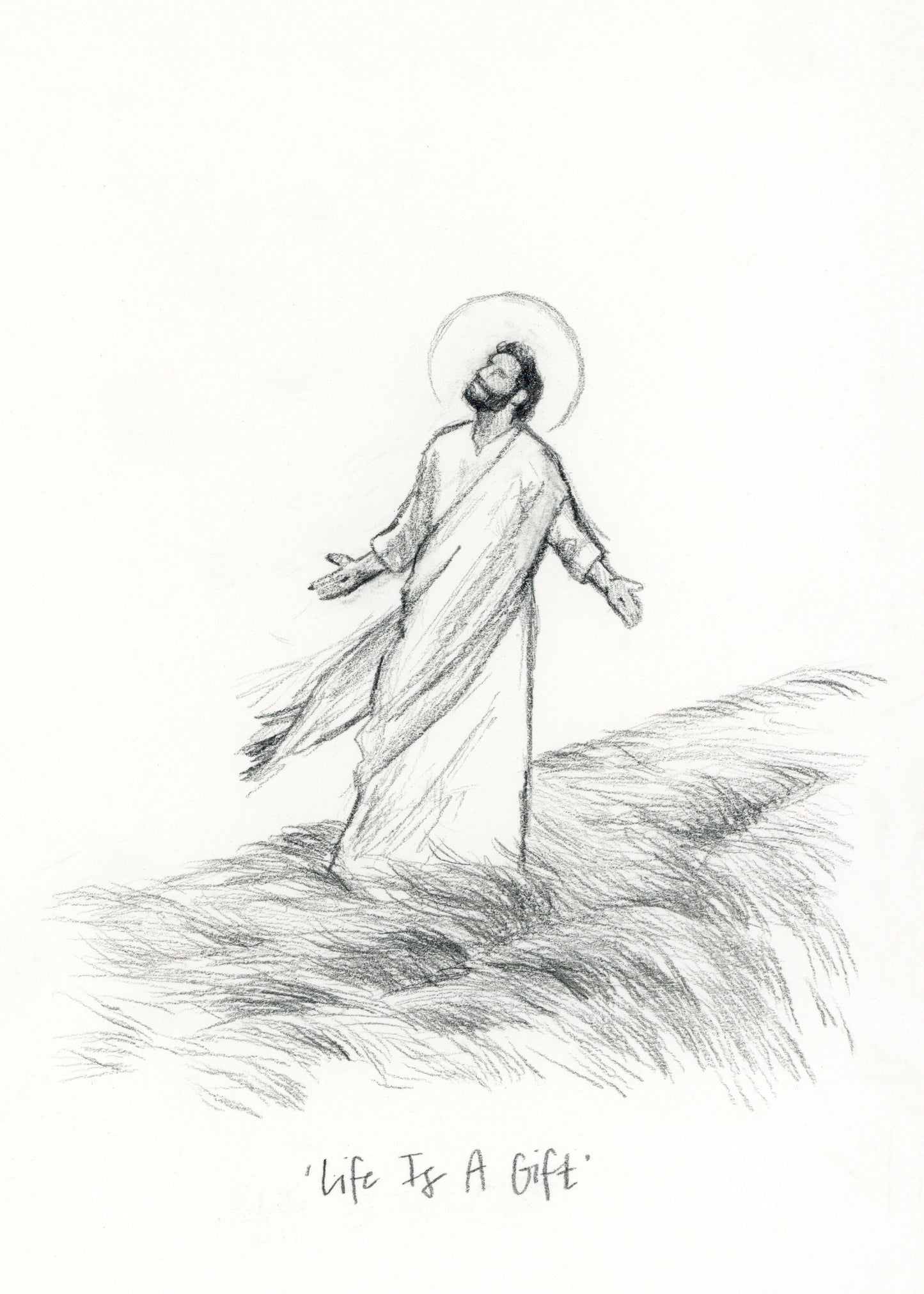 'Life Is A Gift' Sketch Print