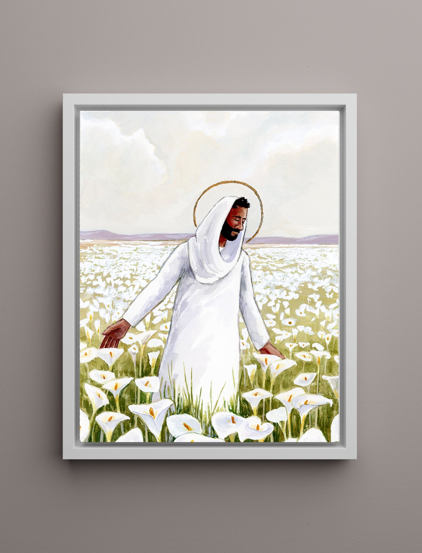 'Consider The Lilies Of The Field' Canvas Print