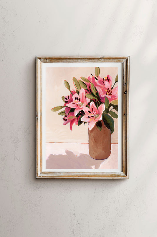 'Consider The Lilies' Print