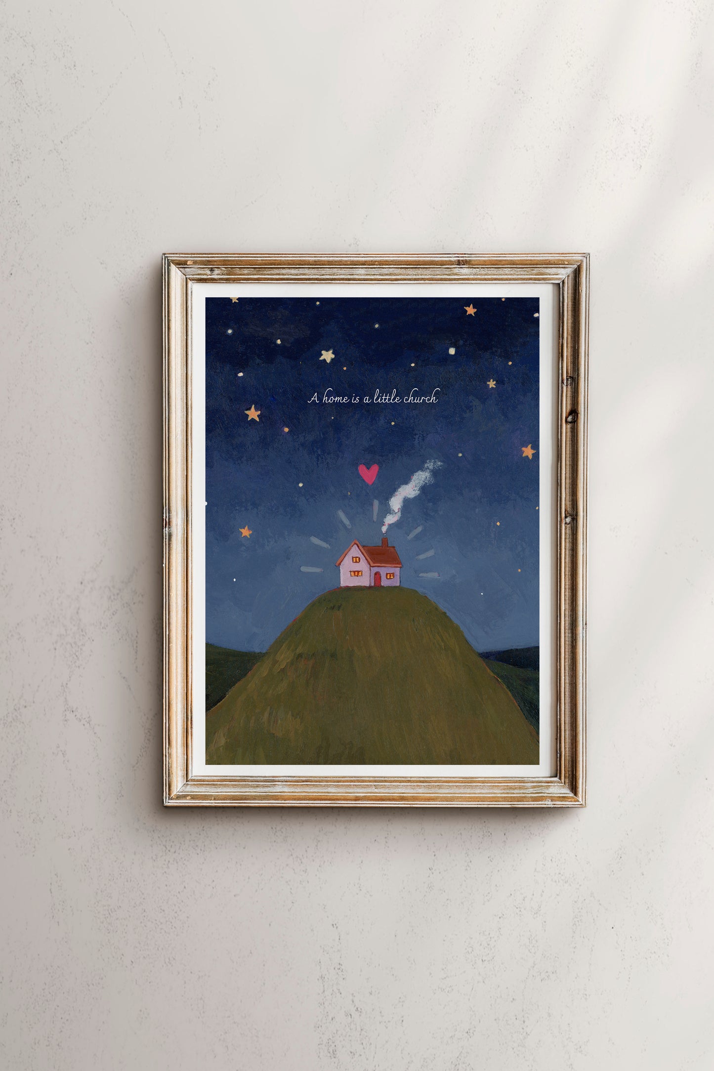 'A Home Is A Little Church' Print