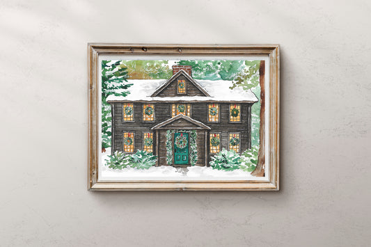 'The Orchard House' Print
