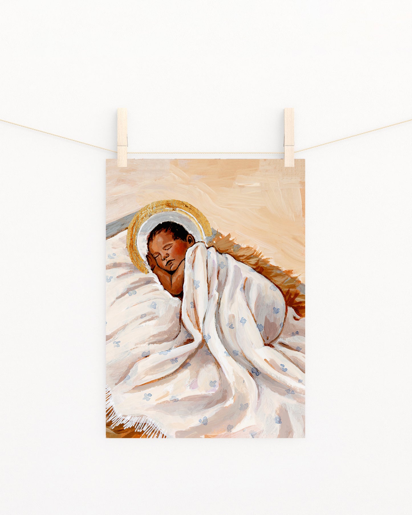 'Away In A Manger' Print