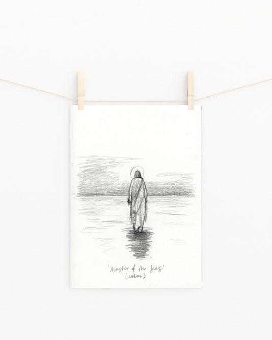 'Master Of The Seas' Sketch Print