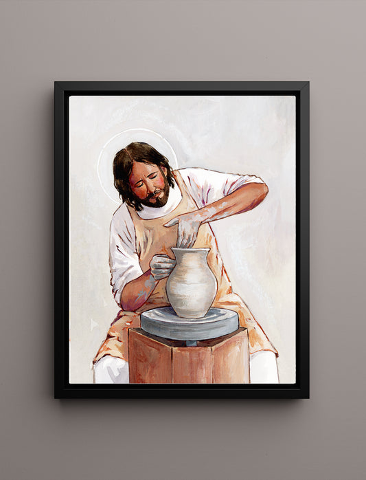'The Master Potter' Canvas Print