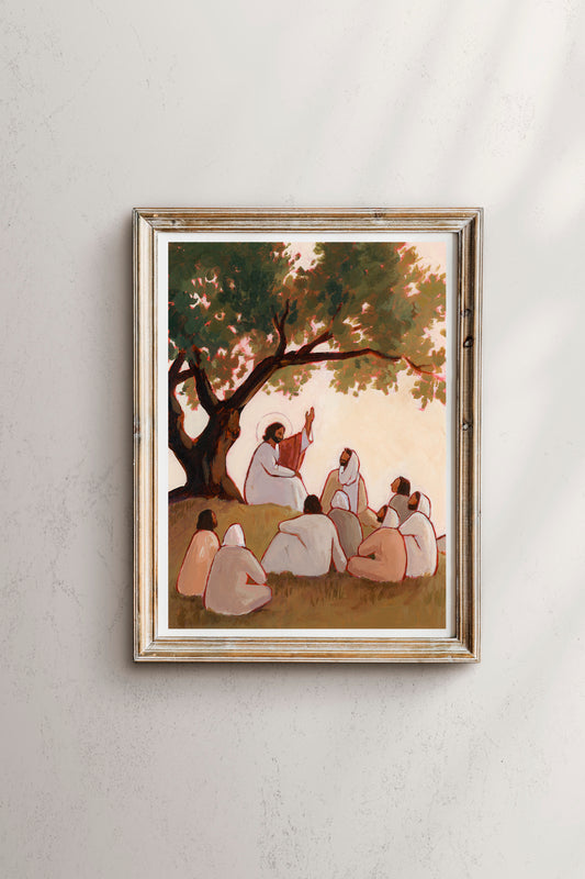 'Learning From The Master Teacher' Print