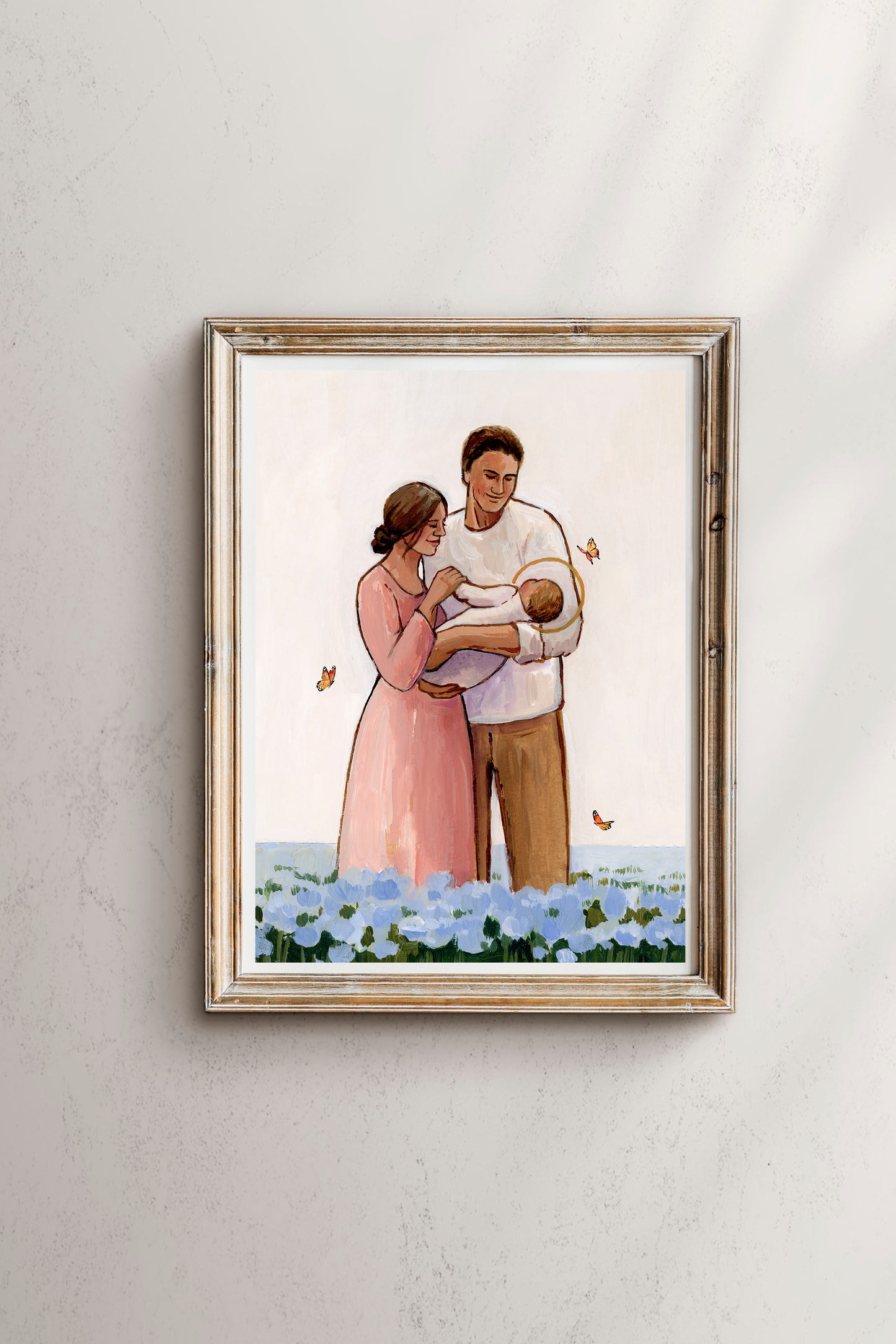 'We'll Meet You Among The Forget Me Nots' Print