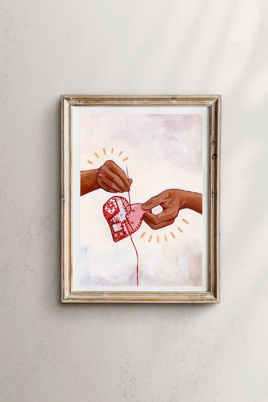 'Mending My Broken Heart' Print