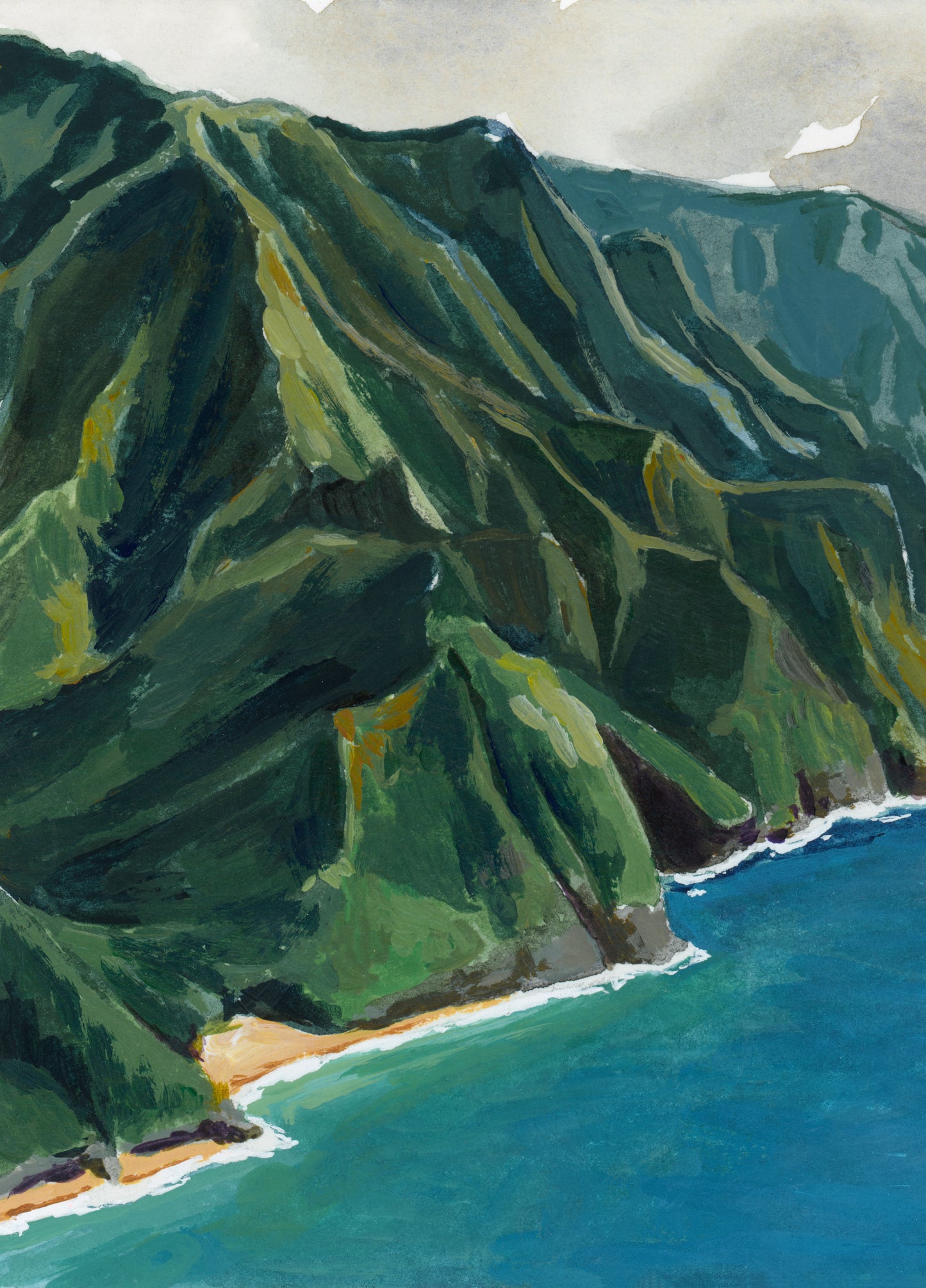 The Napali Coast Print