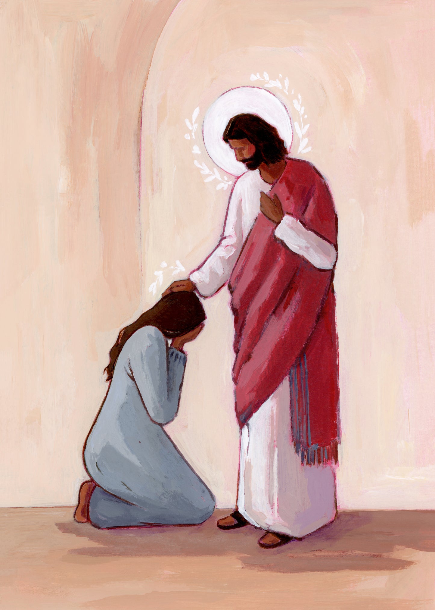 'Come Open Wide Your Broken Heart And Let Your Savior In' Print