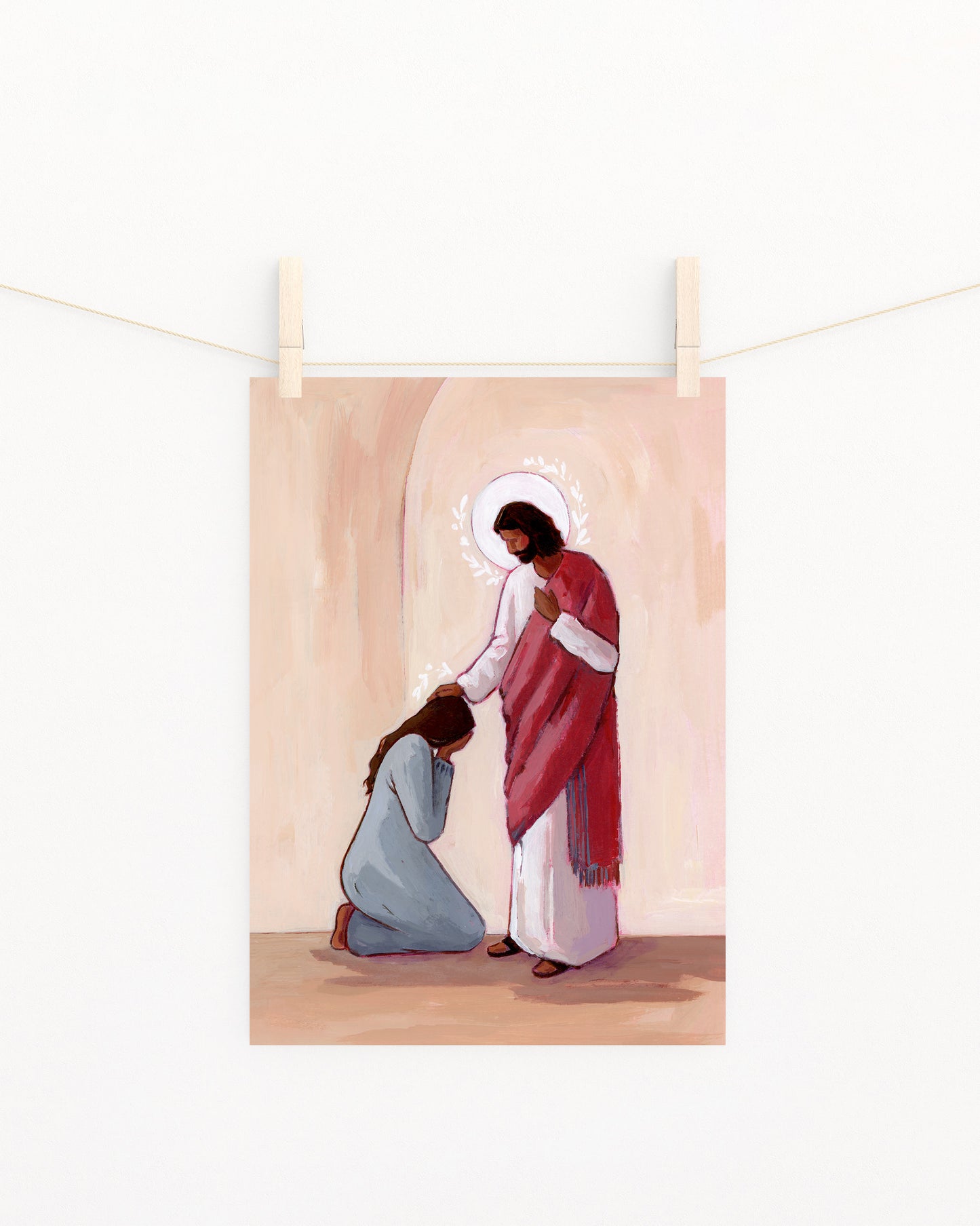 'Come Open Wide Your Broken Heart And Let Your Savior In' Print