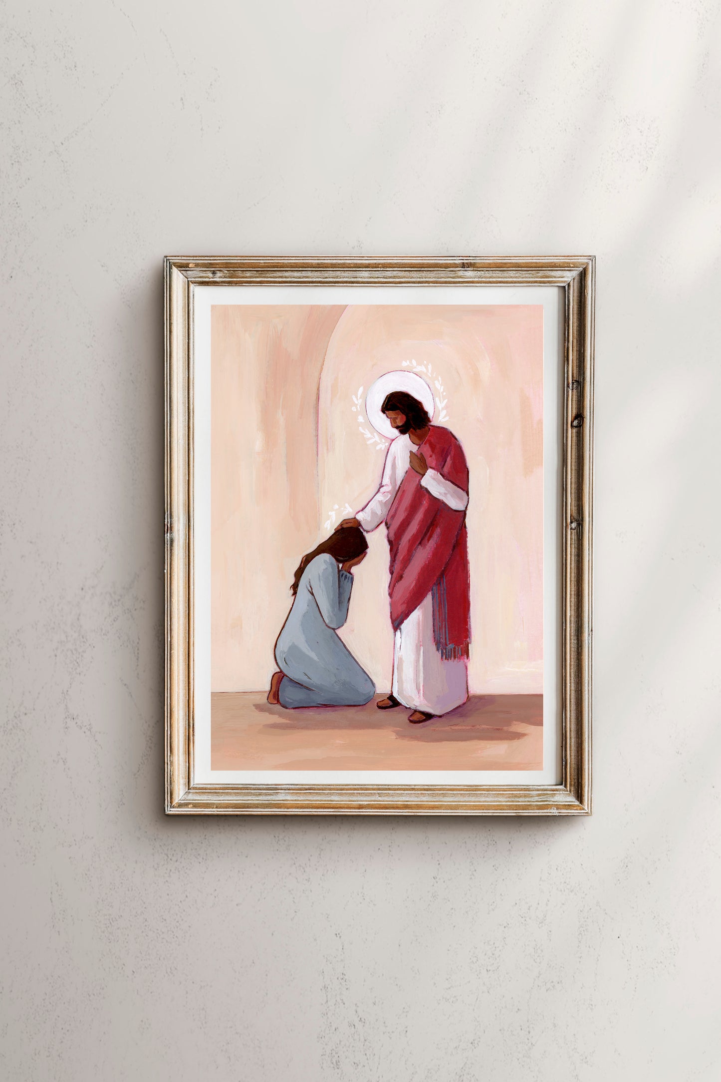 'Come Open Wide Your Broken Heart And Let Your Savior In' Print