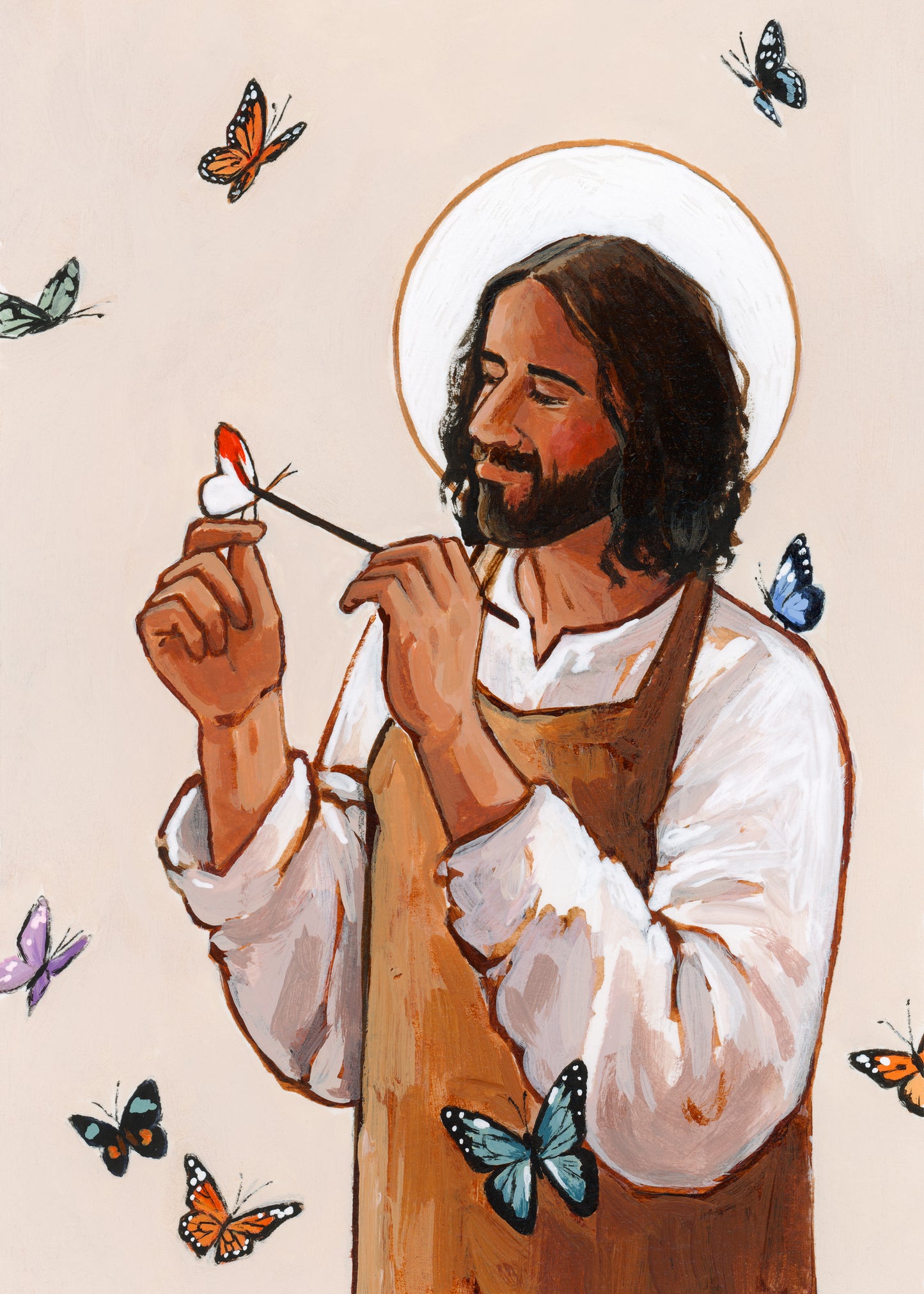 'He Who Paints The Butterflies' Print