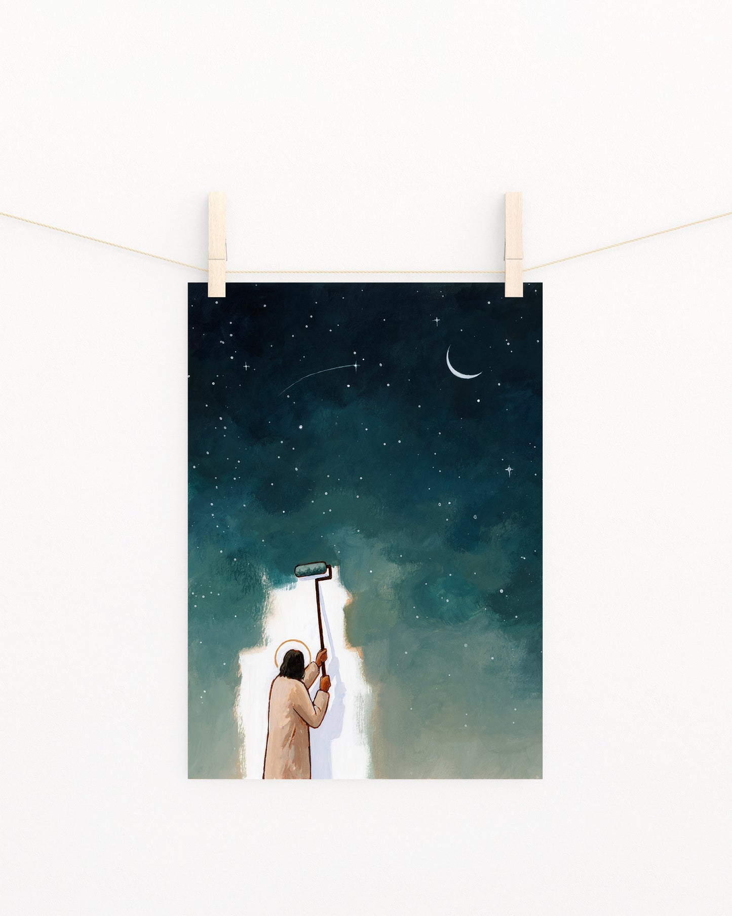 'He Who Paints The Heavens' Print