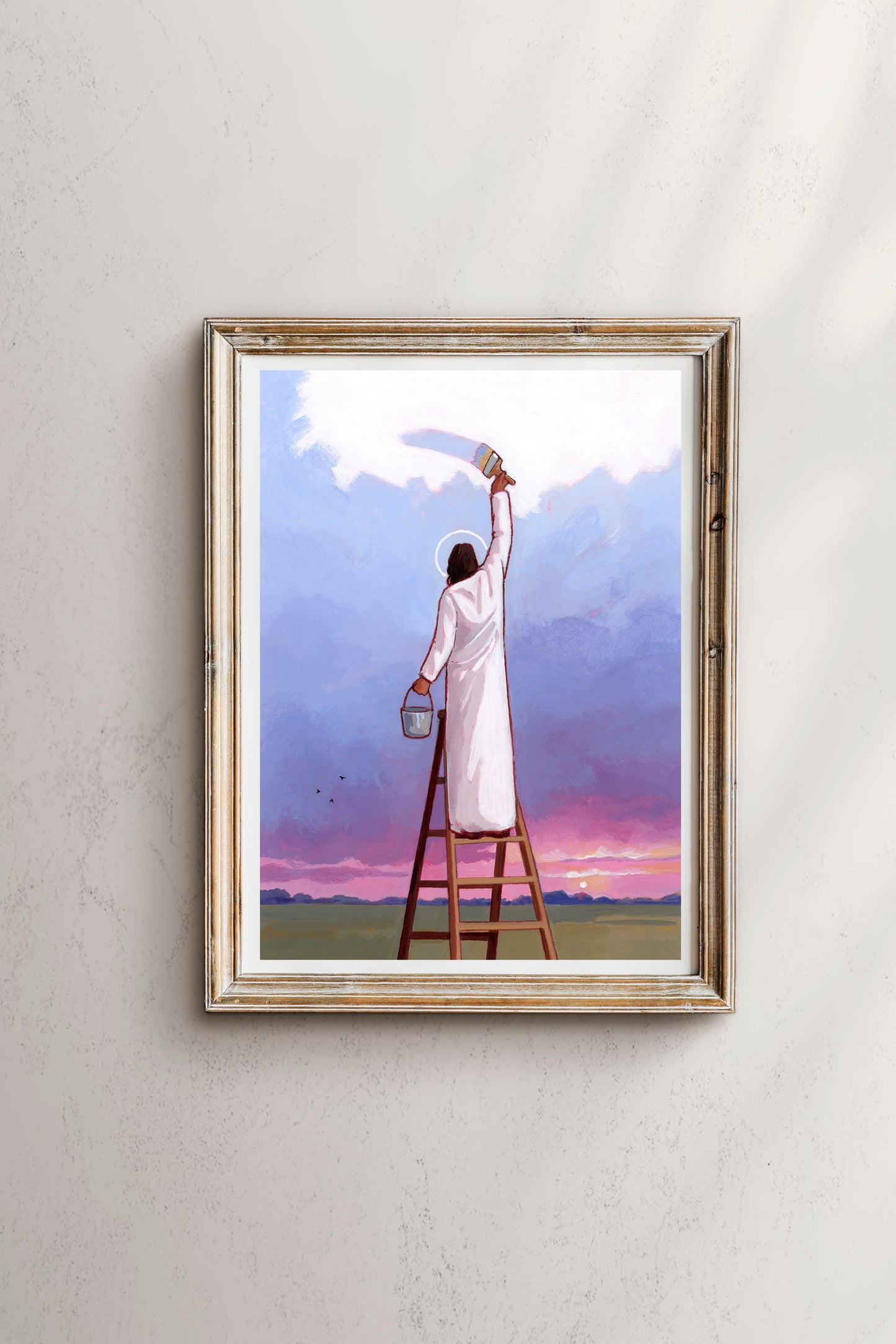 'He Paints Every Sunrise' Print