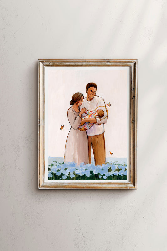 'For This Child We Have Prayed' Print