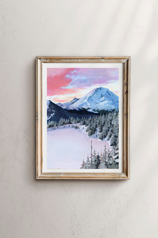 'In The Still Of Winter' (Mount Rainier National Park) Print