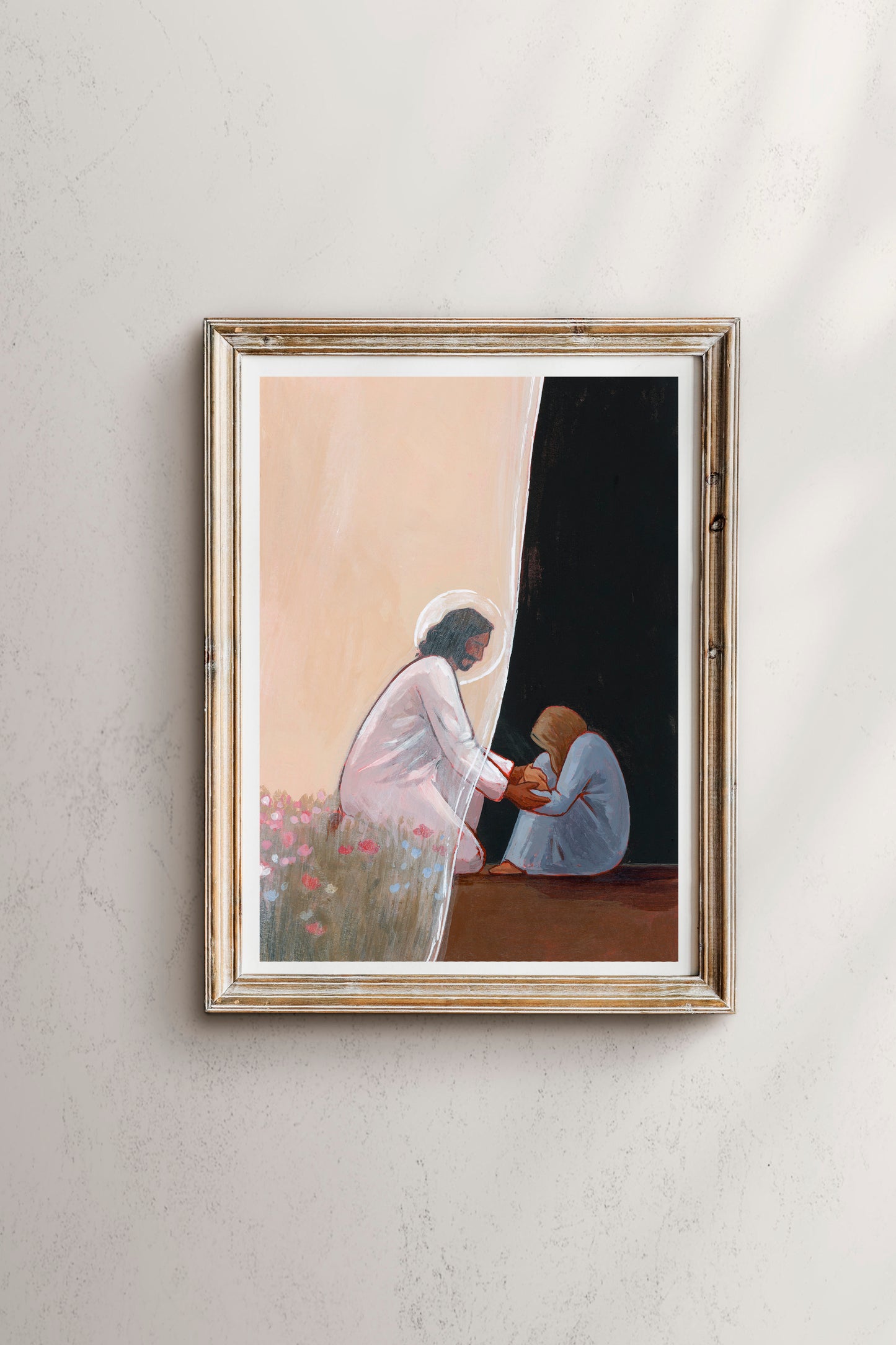 'He Reached Down From Heaven And Rescued Me' Print