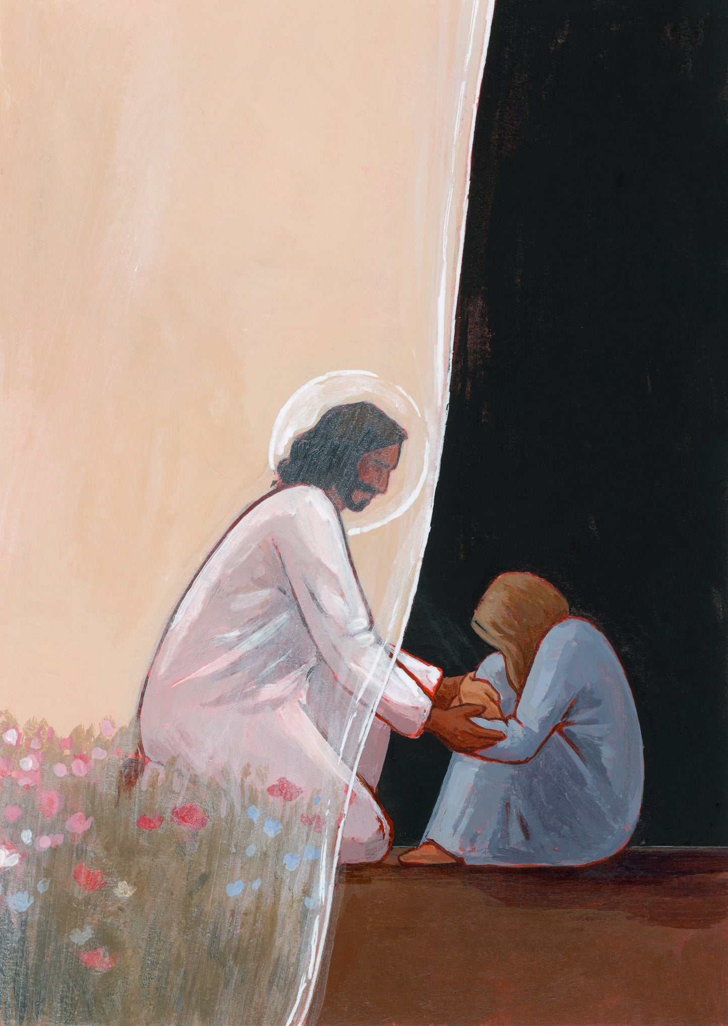 'He Reached Down From Heaven And Rescued Me' Print