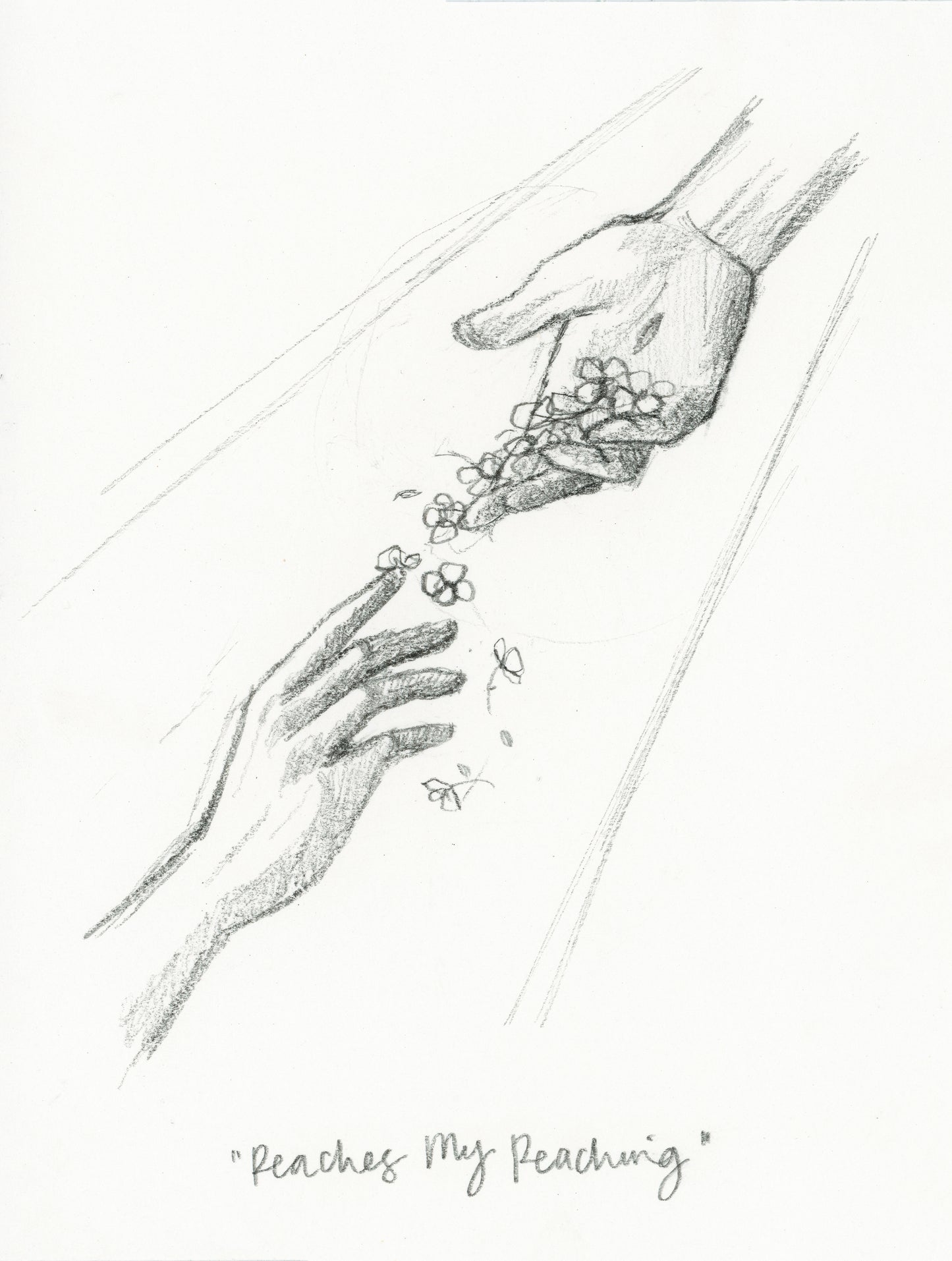 'Reaches My Reaching' Sketch Print