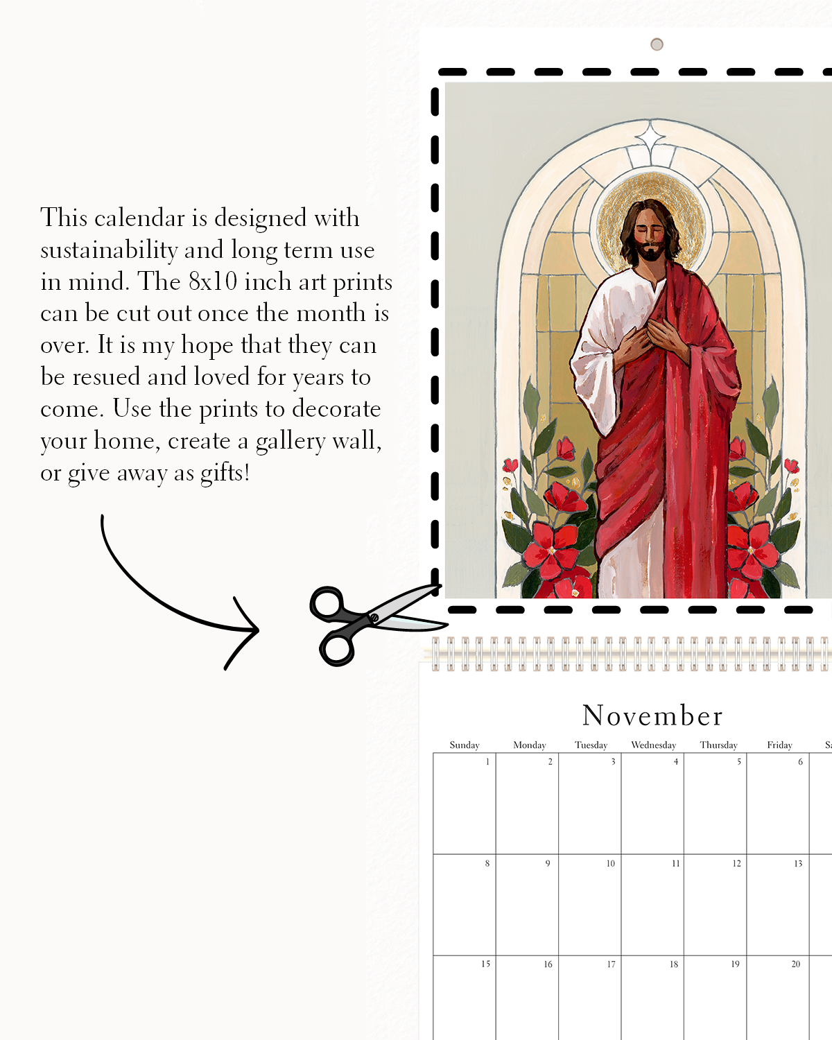'How Great Thou Art' 2026 Religious Art Calendar