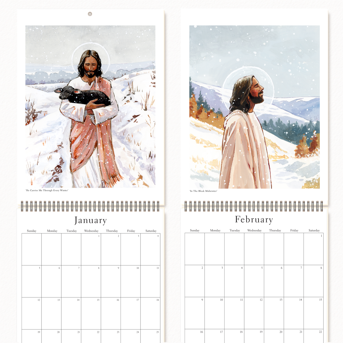 'Beautiful Savior' 2025 Religious Art Calendar